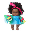 8 Inch Black Baby Dolls With Clothes Z183
