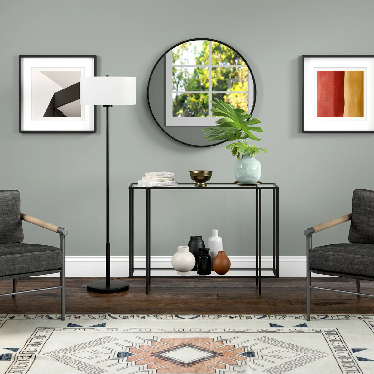 Mid-Century Modern Console Table C59952