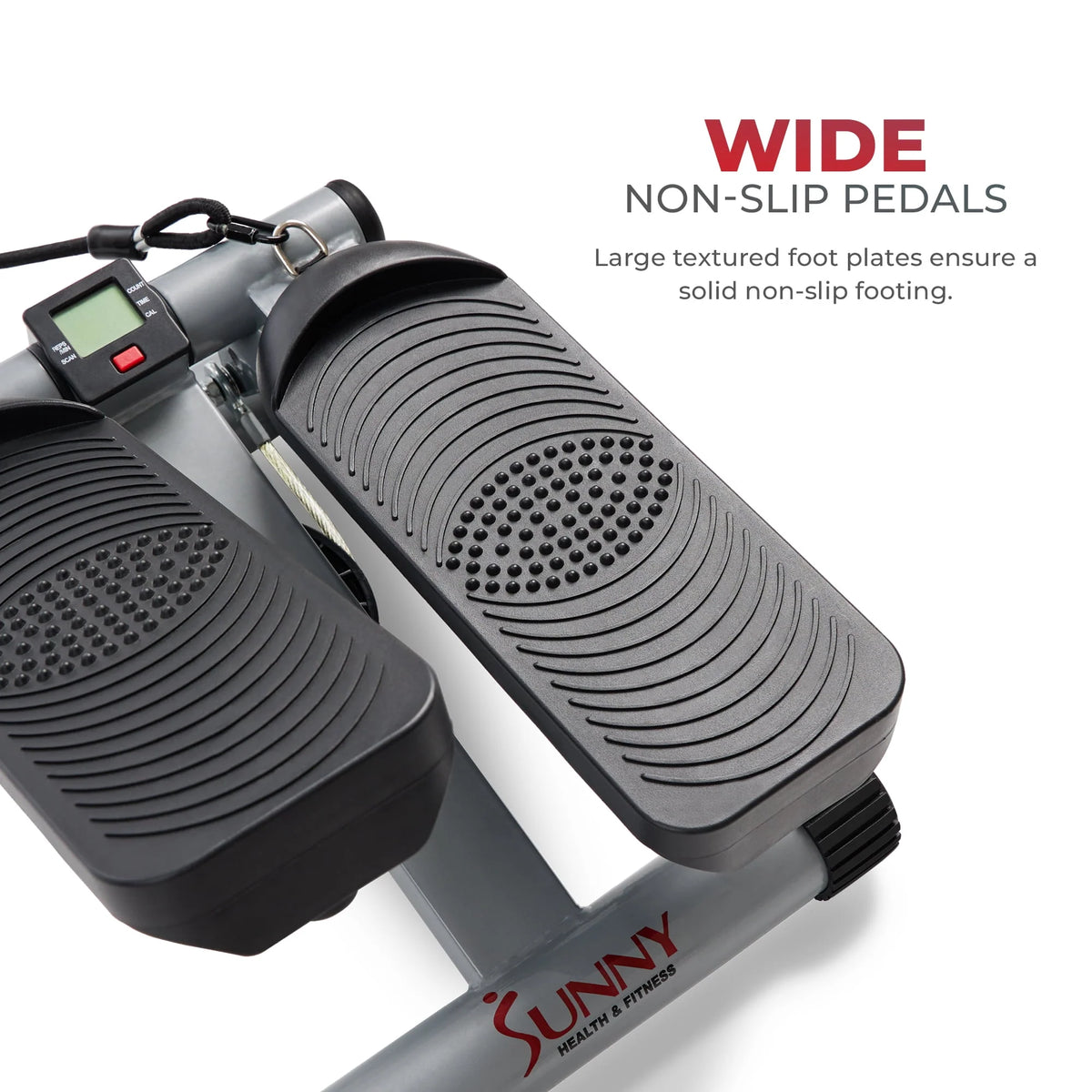 Mini Stepper Step Machine with Resistance Bands and LCD Monitor M813