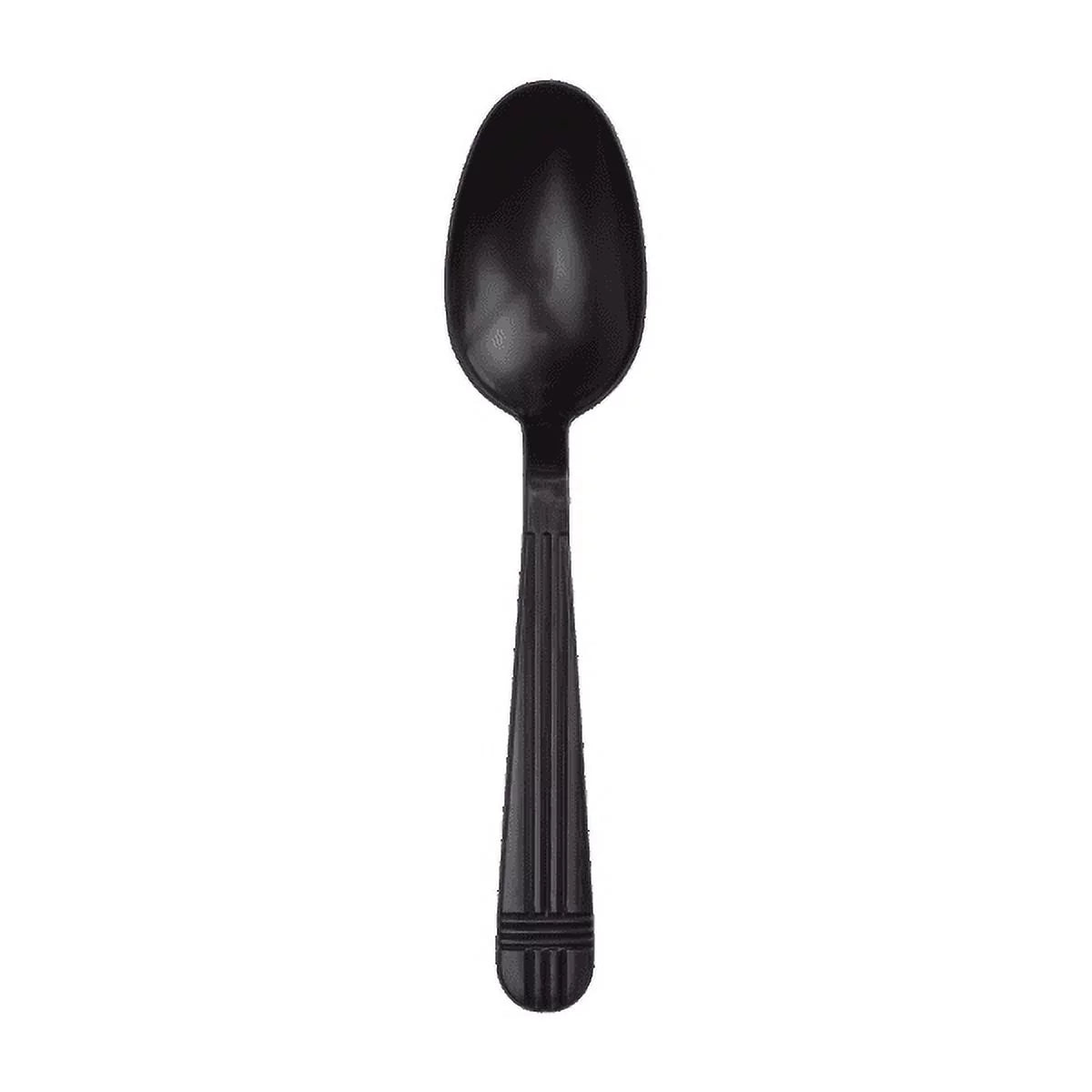 Black PP Plastic Tea Spoons 1,000 ct C137563