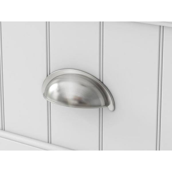 White Bathroom Linen Storage Cabinet E40536