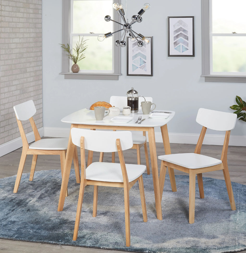 White/Natural Dining Table N8380