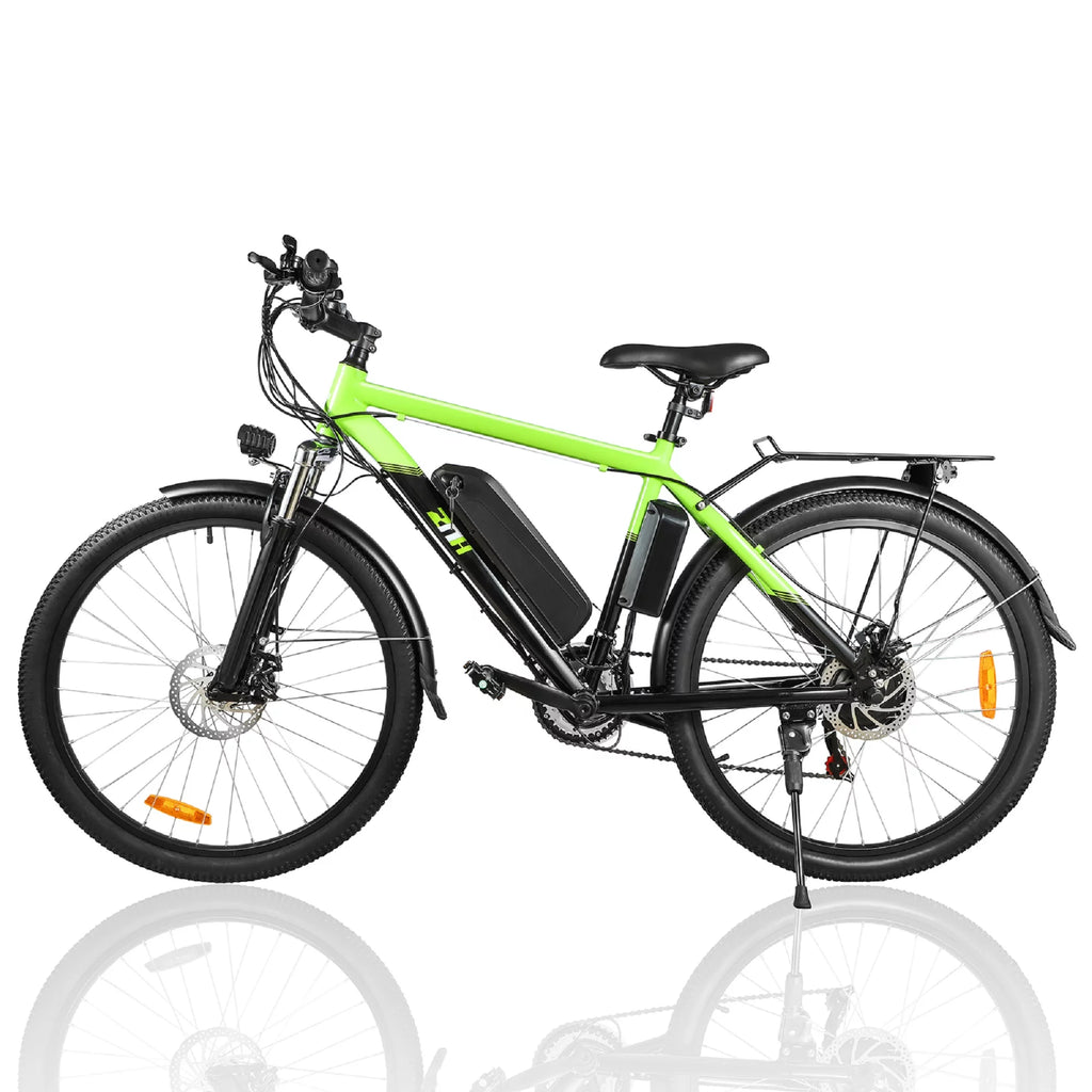 Electric Bike 26 Adults 350W Motor 36V 10Ah Battery 21-Speed Green K871