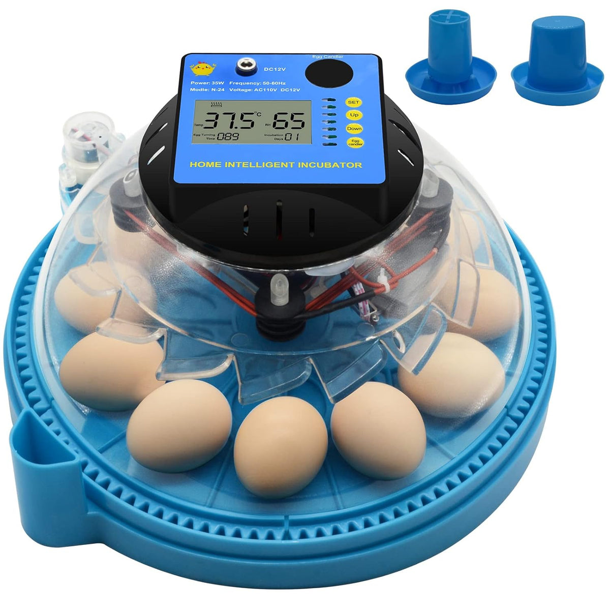 2 Pc Automatic Egg Incubator with Humidity Display J5898