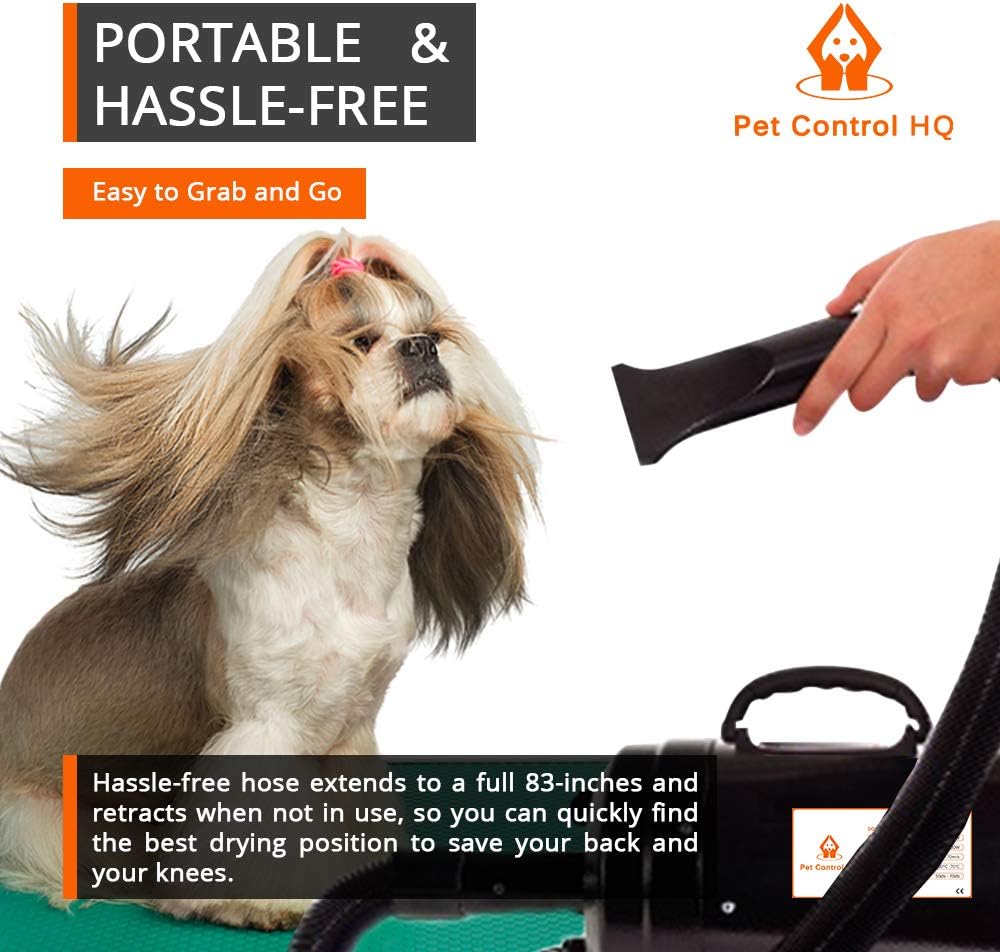 Dog Blow Dryer 4.5HP 2800W High Velocity 2 Motor Z847