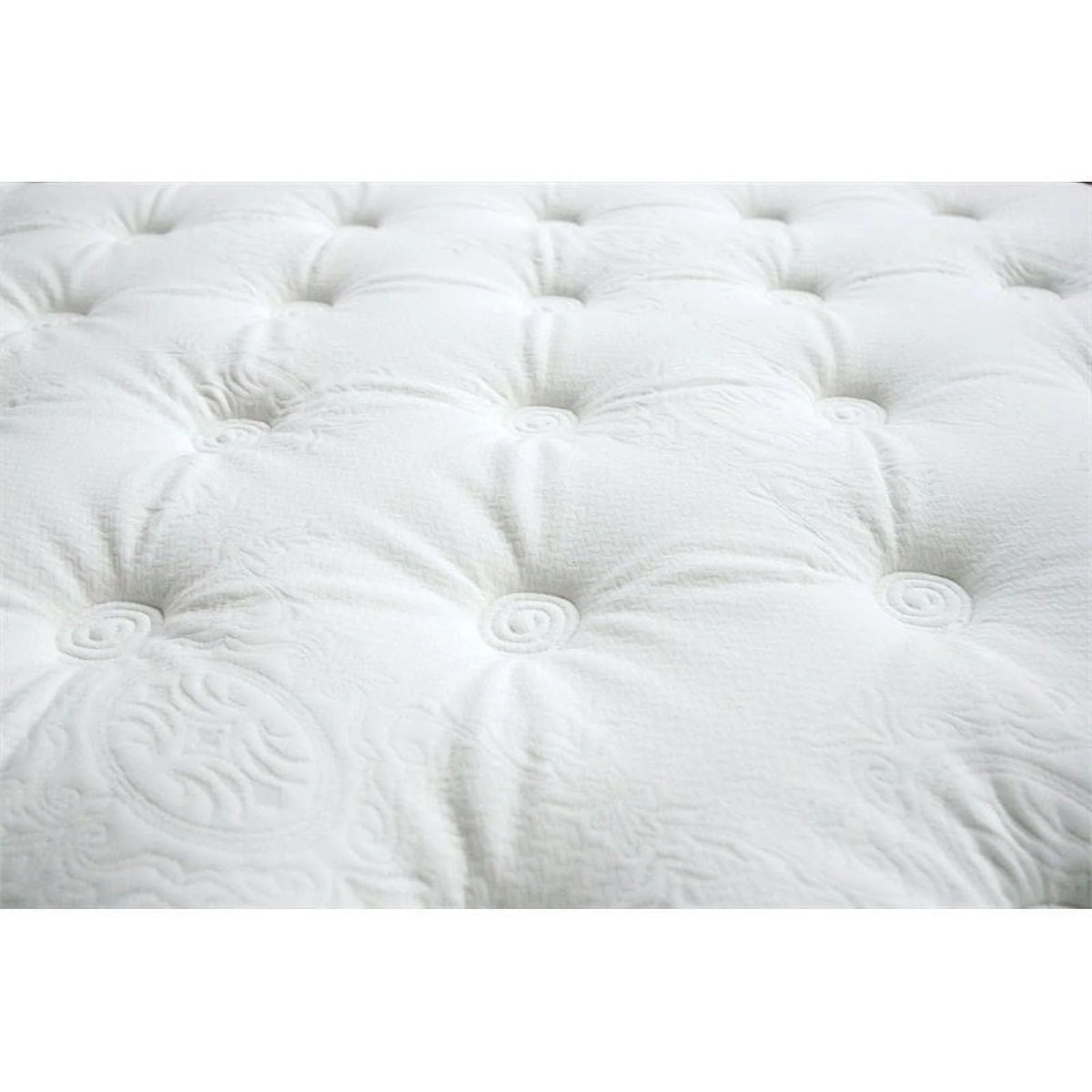 White Quilted Euro Top Queen Mattress B14500