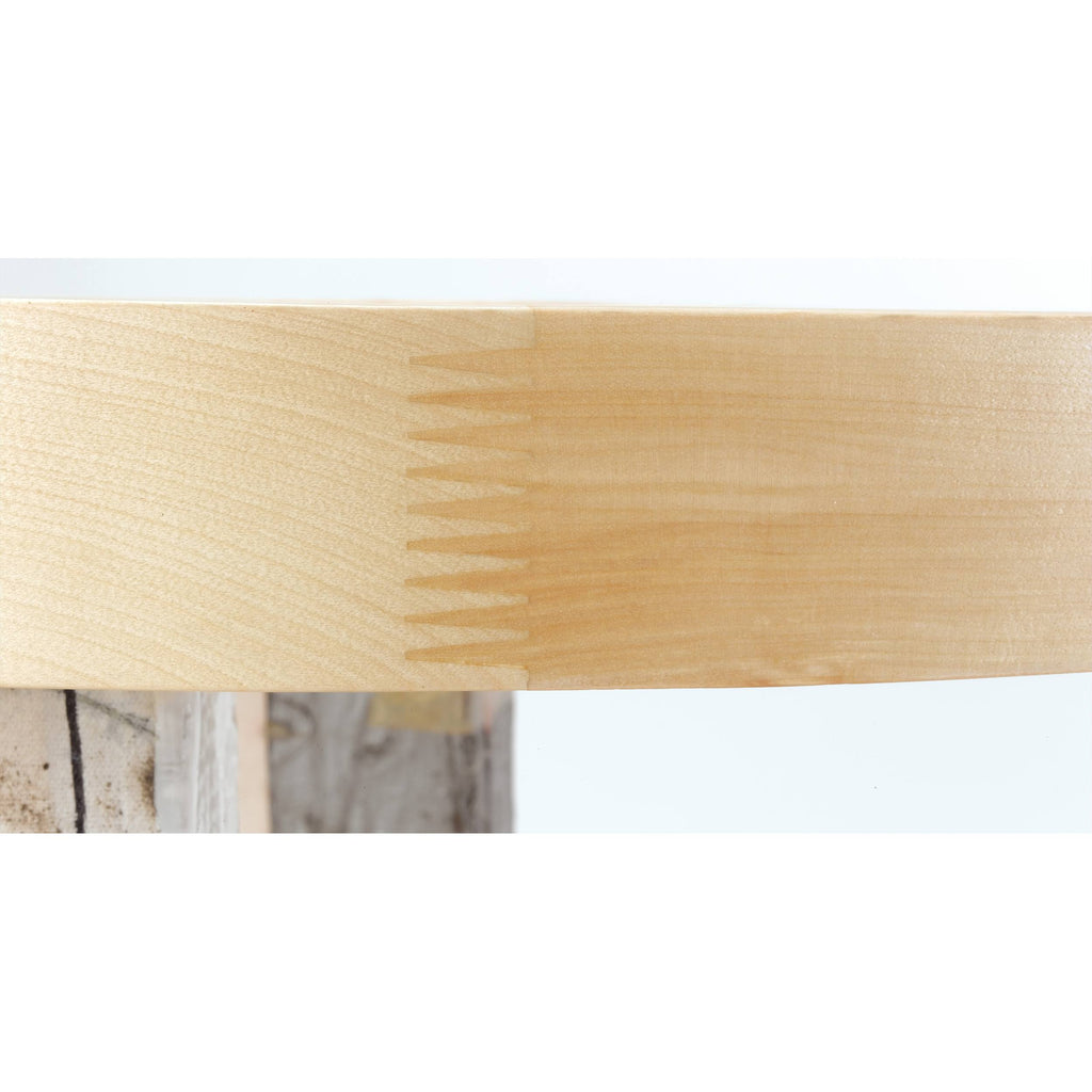 28x22 Wood Kidney Lazy Susan Shelf V48230