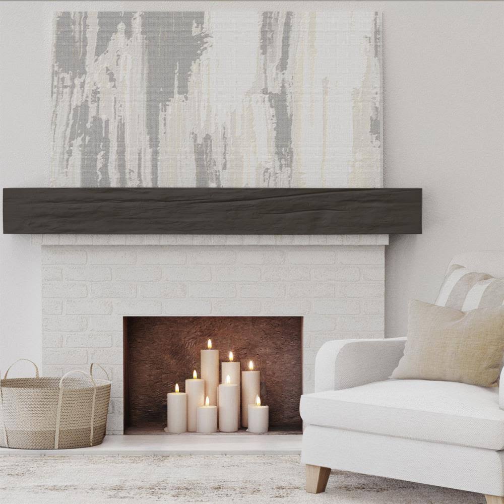 Natural Ash Faux Wood Fireplace Mantel B9784