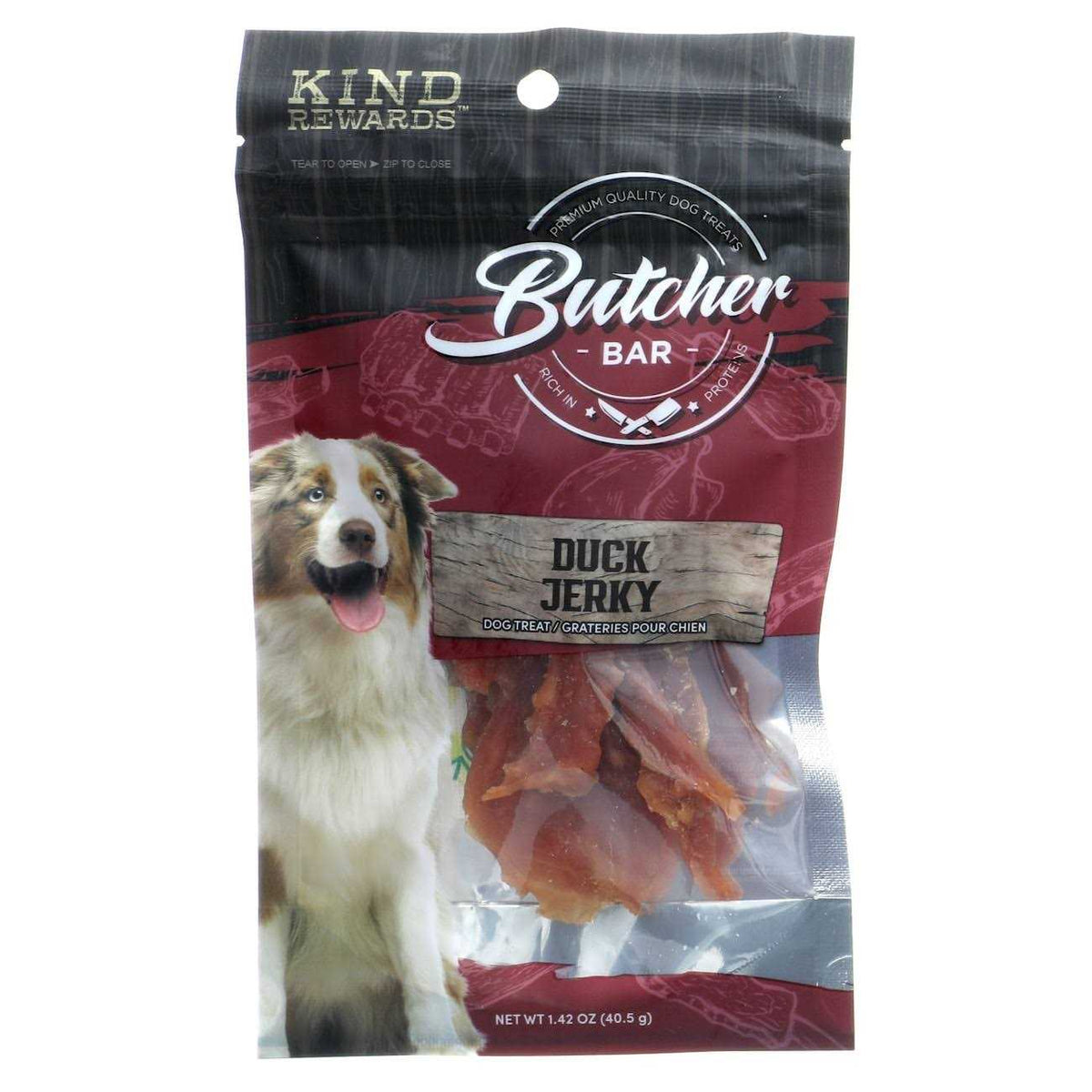Butcher Bar Duck Jerky Dog Treat X837042