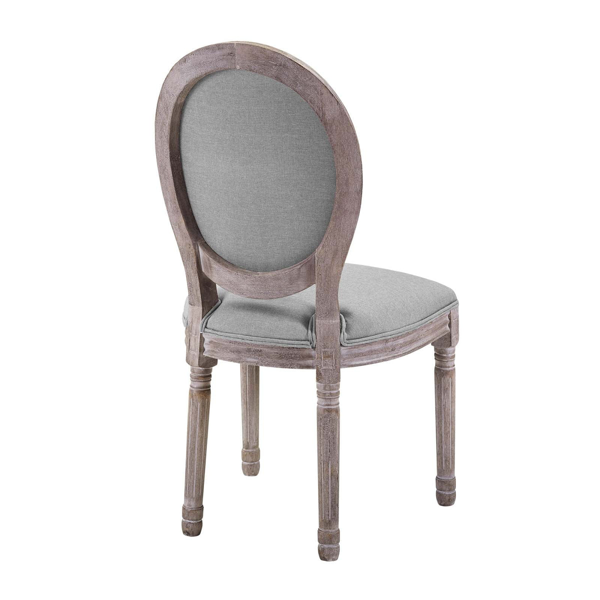 Light Grey Fabric Wood Side Chair G4059