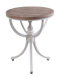 Metal and Wood Side Table L830