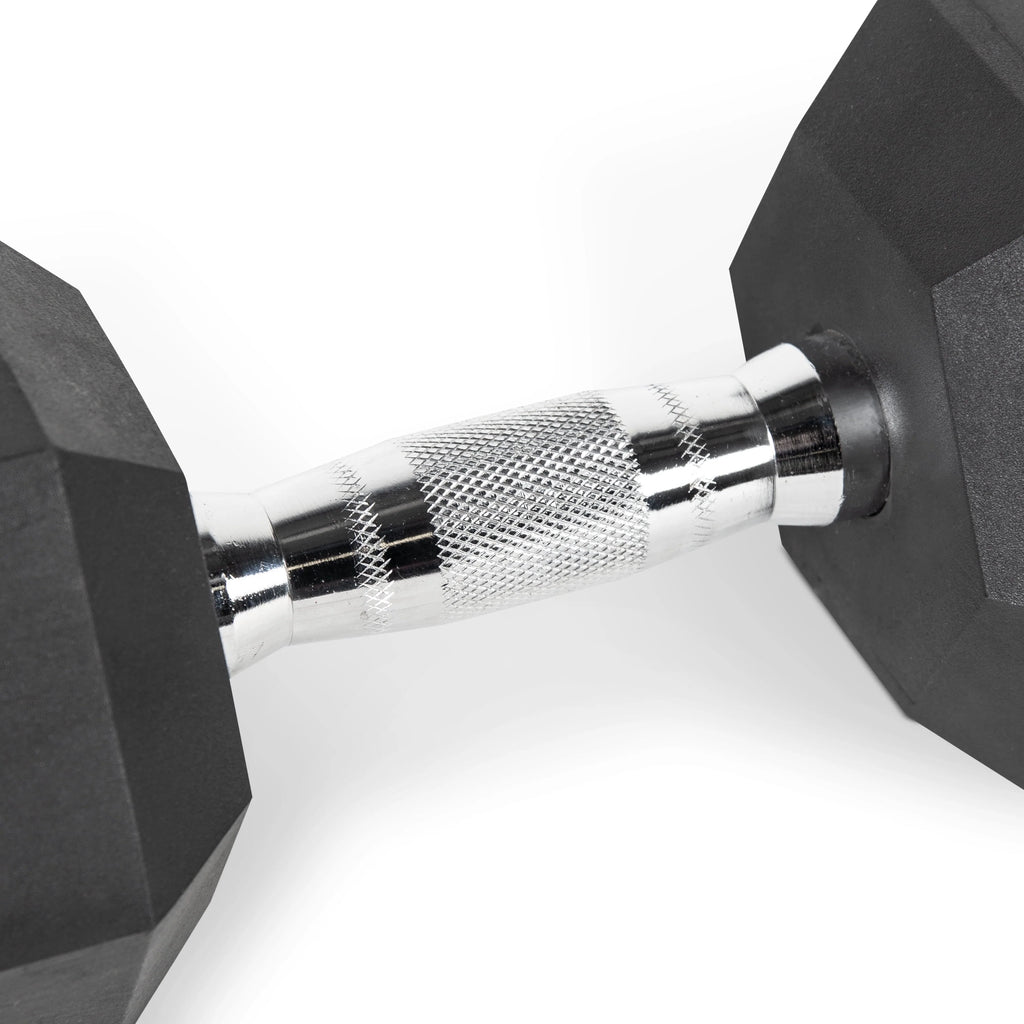 25lb Rubber Hex Dumbbell K983