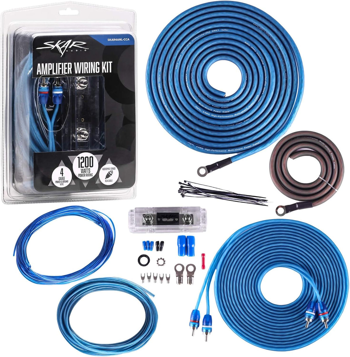 1/0 Gauge CCA Amplifier Installation Wiring Kit I53136