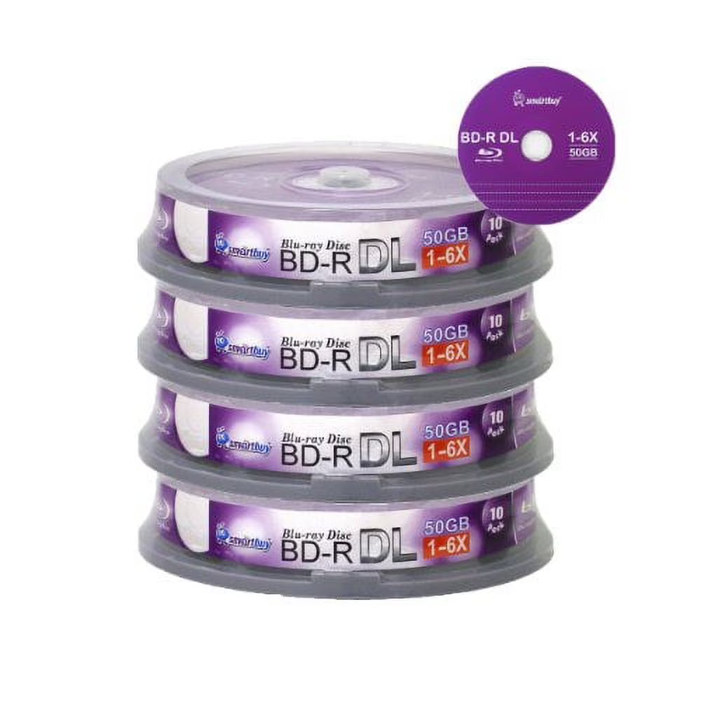 40-disc 50gb 6x Blu-ray Bd-r Dl Dual Layer Recordable Media Disc V528
