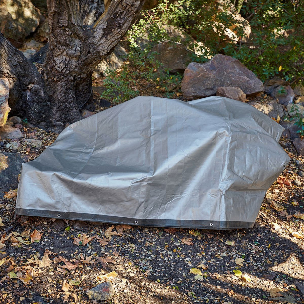 12 ft. x 20 ft. Silver and Black Weather-Resistant Tarp U18565