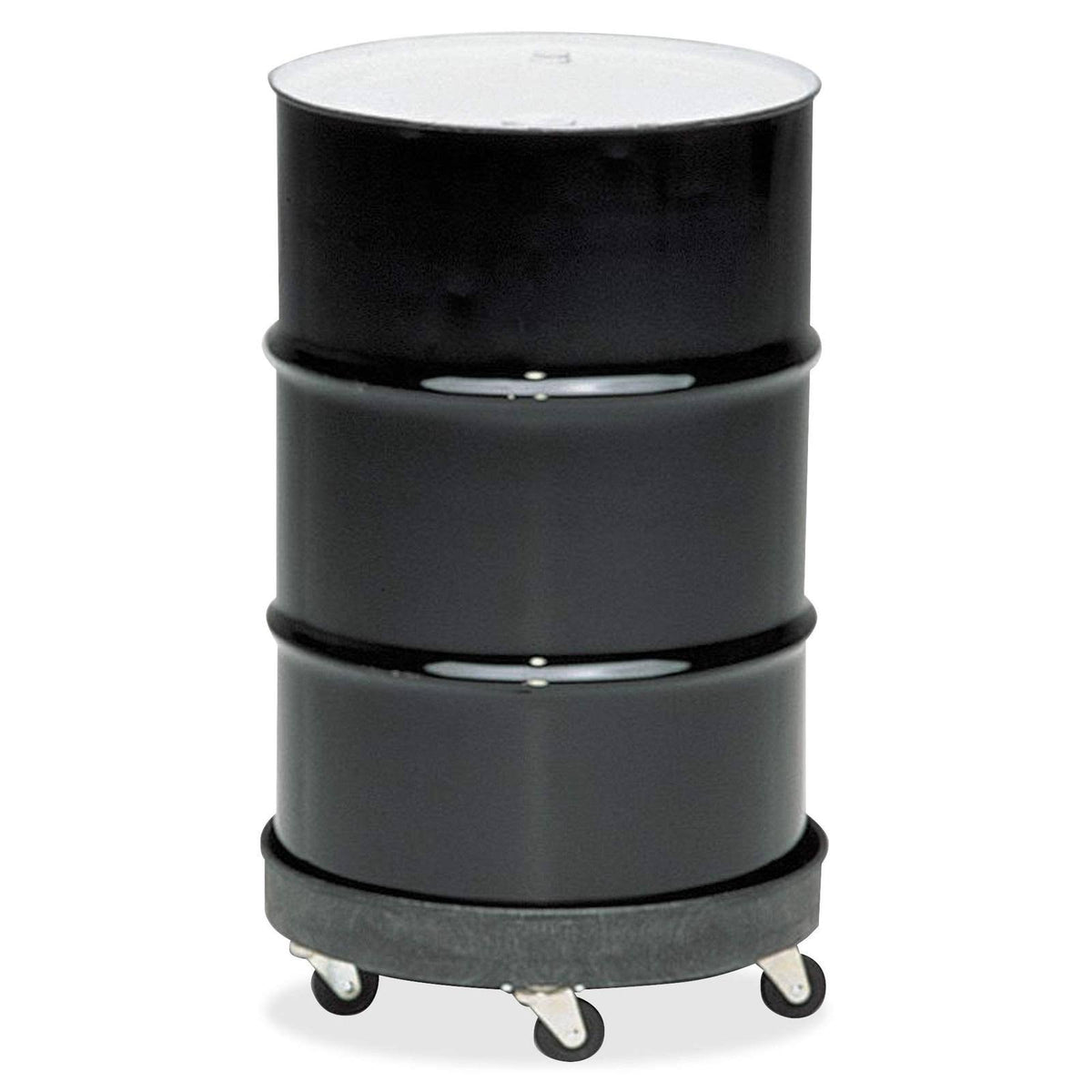 Round Plastic Trash Can Dolly with 500 lb Capacity J84697