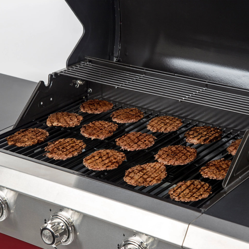 3 Burner Red Propane Gas Grill H423620