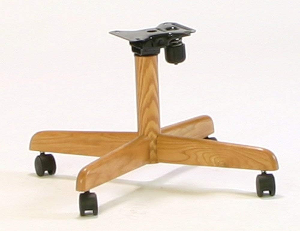 Compatible Replacement Chair Base for Swivel Tilt Caster Chairs Set of 2 L53464