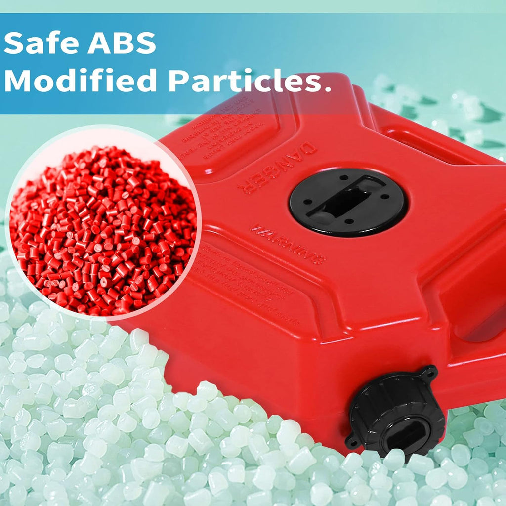 Red Poly Gas Can 5L Pack of 2 E507990