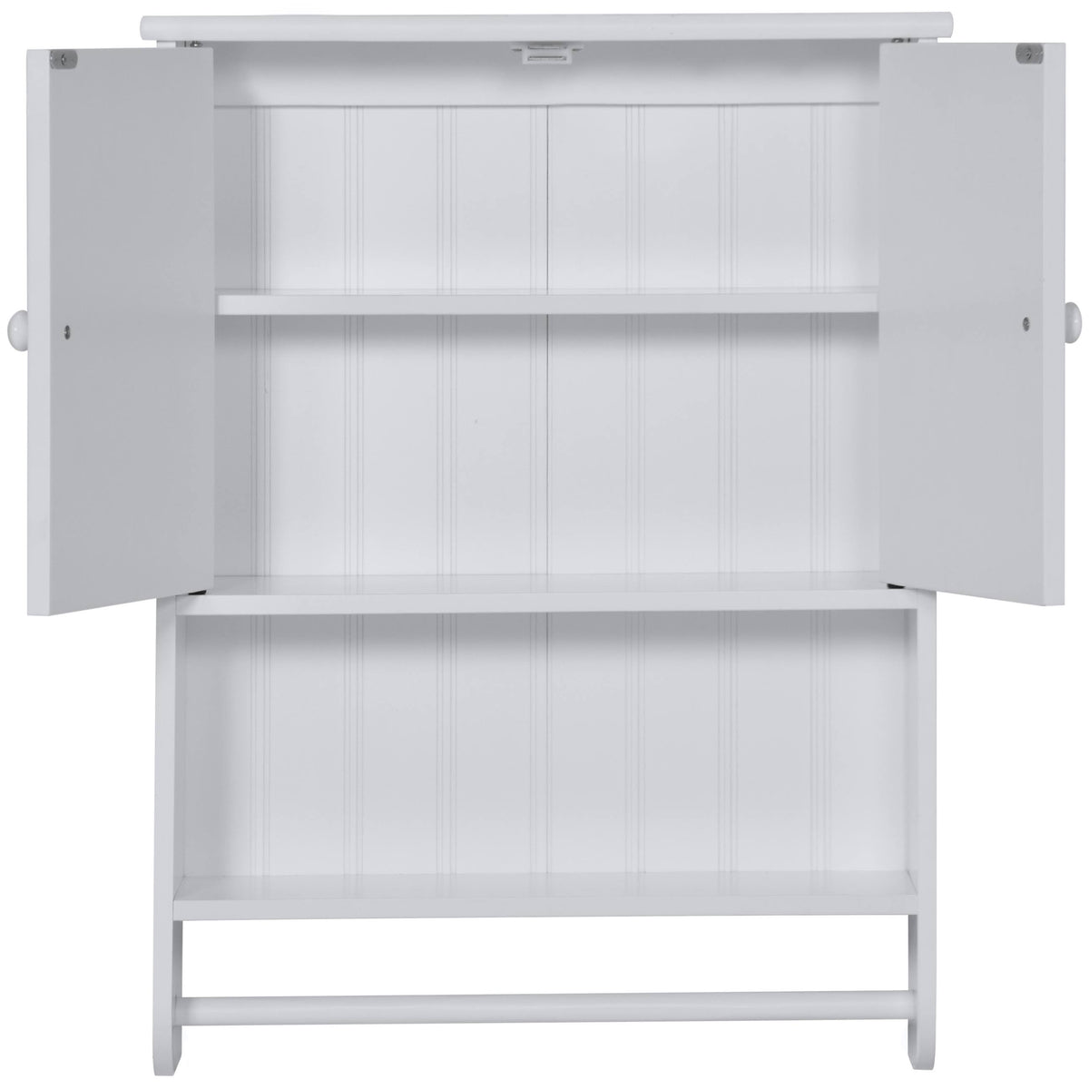 White Bathroom Wall Storage Cabinet W55211