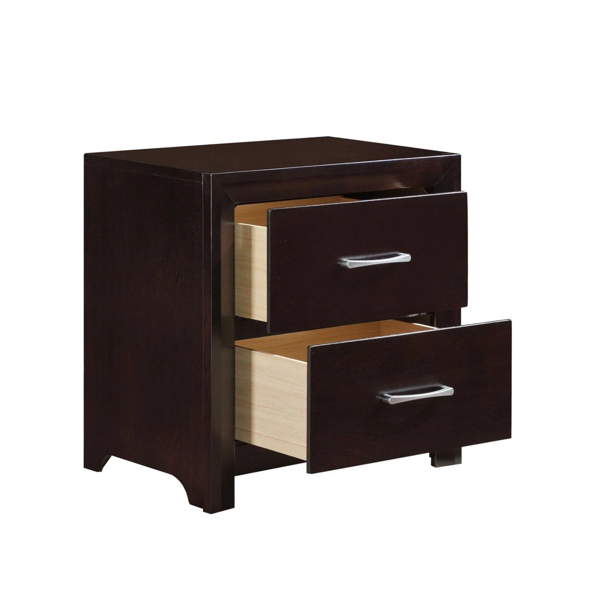 5pc Bedroom Set Full Bed Dresser Nightstand Chest Mirror K84519