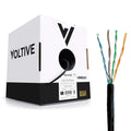 White 1000ft Cat5e Riser Bulk Ethernet Cable U3476
