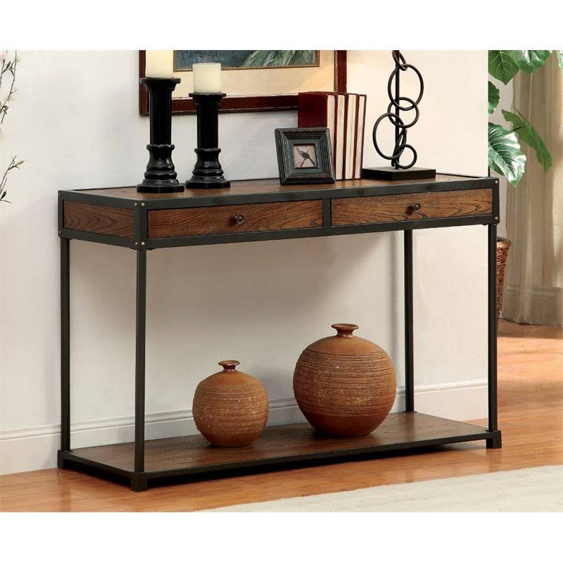 Antique Oak Console Table R646