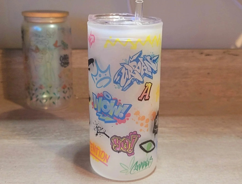 20 oz Beer Can Glass D60863