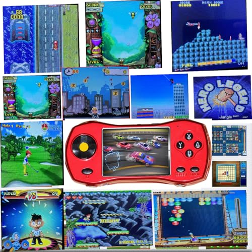 Handheld Game Console with 240 Retro Video Games W6268