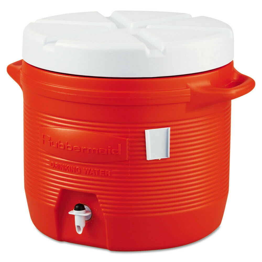 Plastic Water Cooler 7gal Orange F420