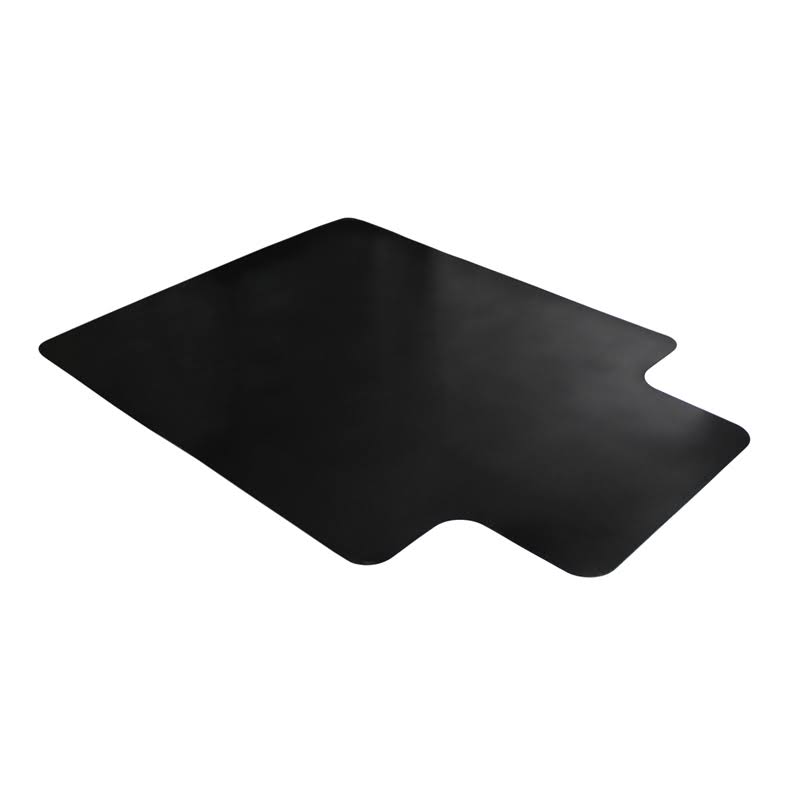 Black Chair Mat with Lip for Low Pile Carpets G650