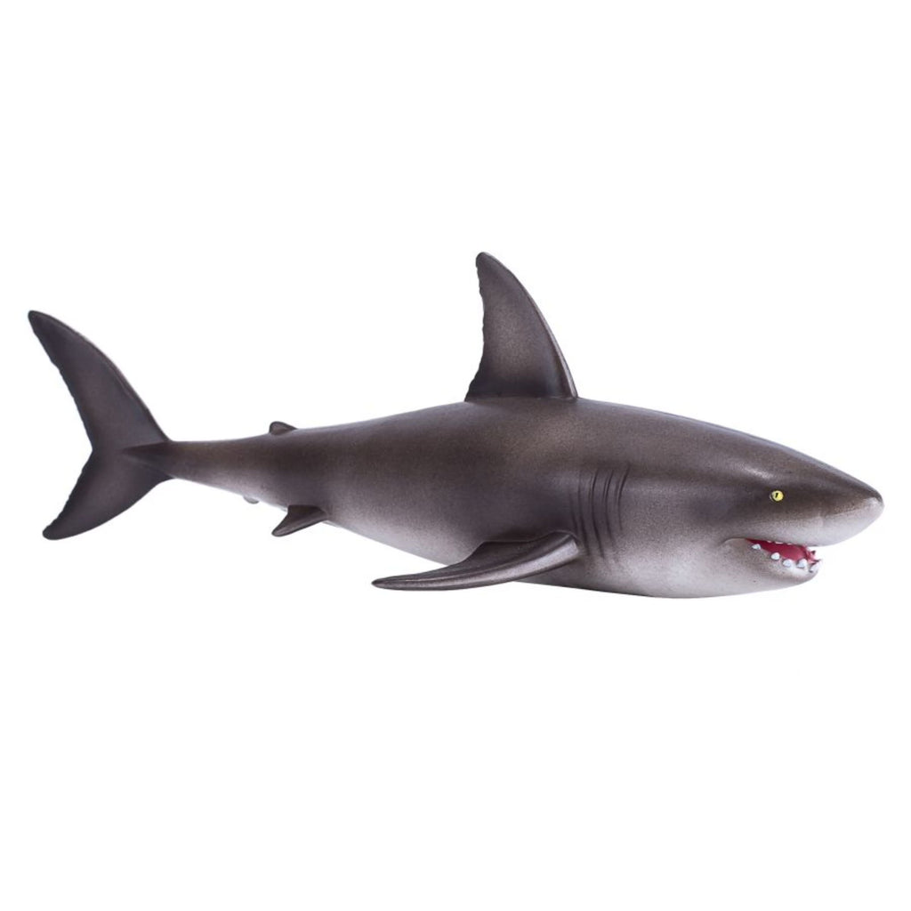 Realistic Great White Shark Wildlife Figurine (Dark Gray) R87547