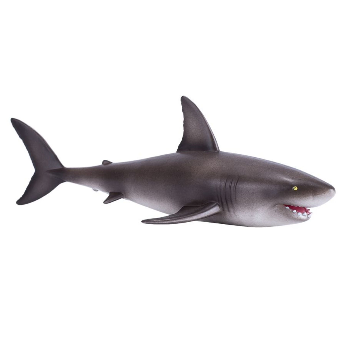 Realistic Great White Shark Wildlife Figurine (Dark Gray) R87547