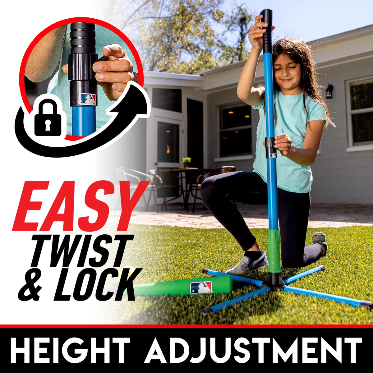 Adjustable Height Youth Batting Tee B2056