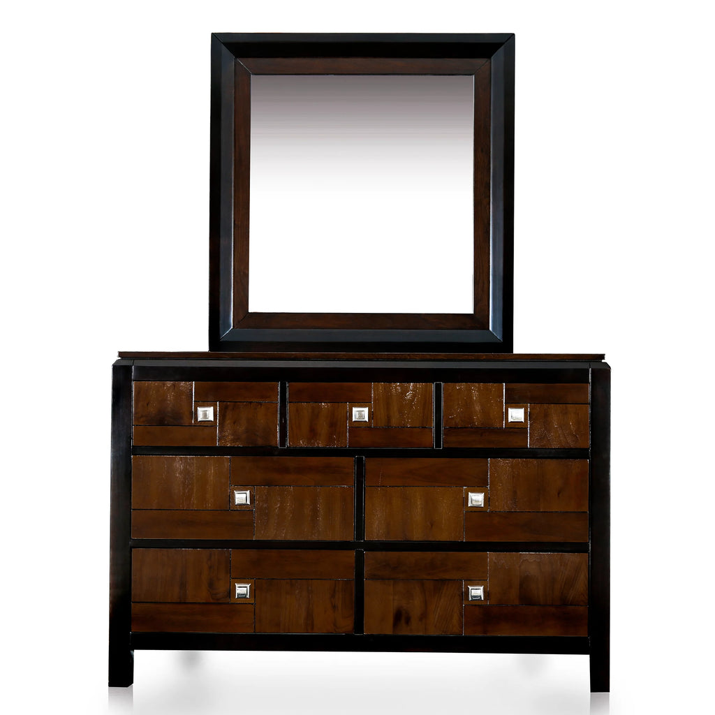 Multi-Tone Dresser And Mirror Set Y435746
