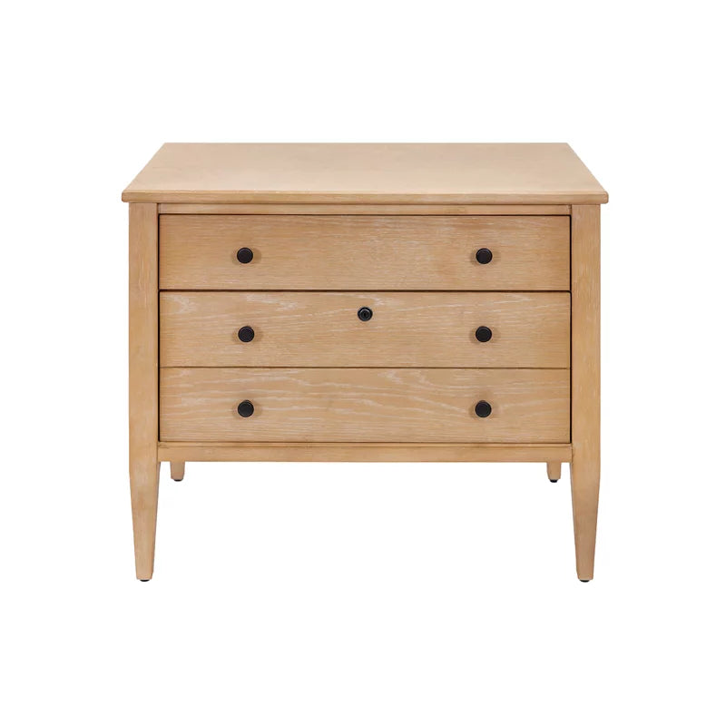 Light Brown Wood File Drawer F191