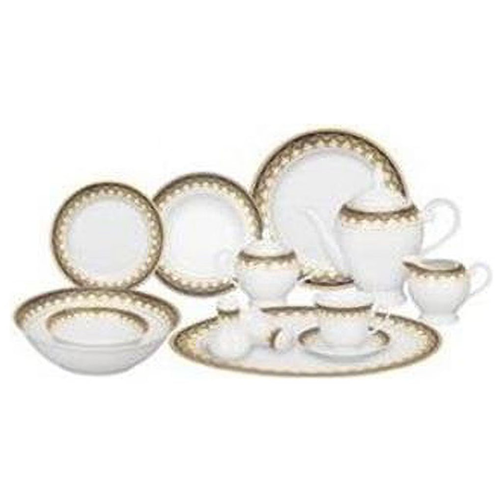 57-piece Porcelain Dinnerware Set L95846