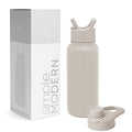 32oz Insulated Stainless Steel Water Bottle with Straw and Chug Lid A14940