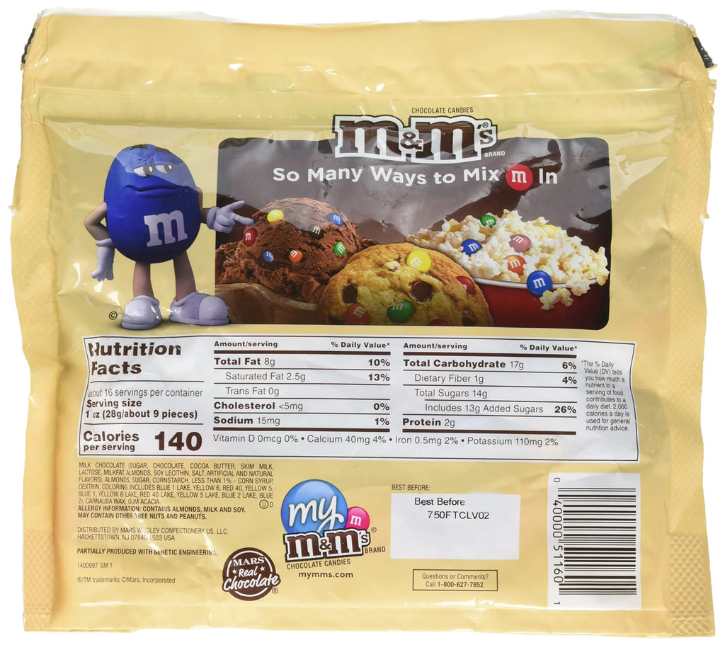 15.9 Ounce Almond Chocolate Candy Family Size A25351