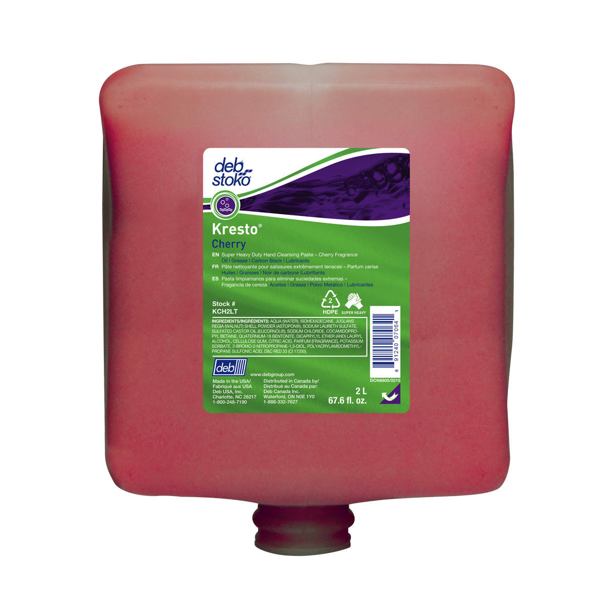 Cherry Hand Soap, 2 Liters, 4/Case Q425
