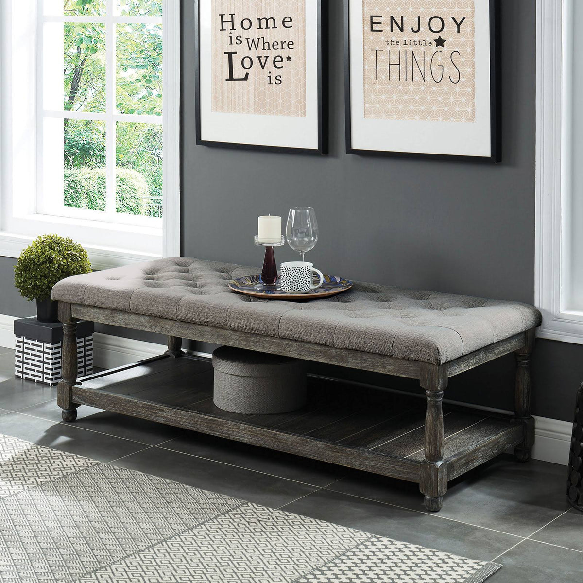 Gray Bench M75457