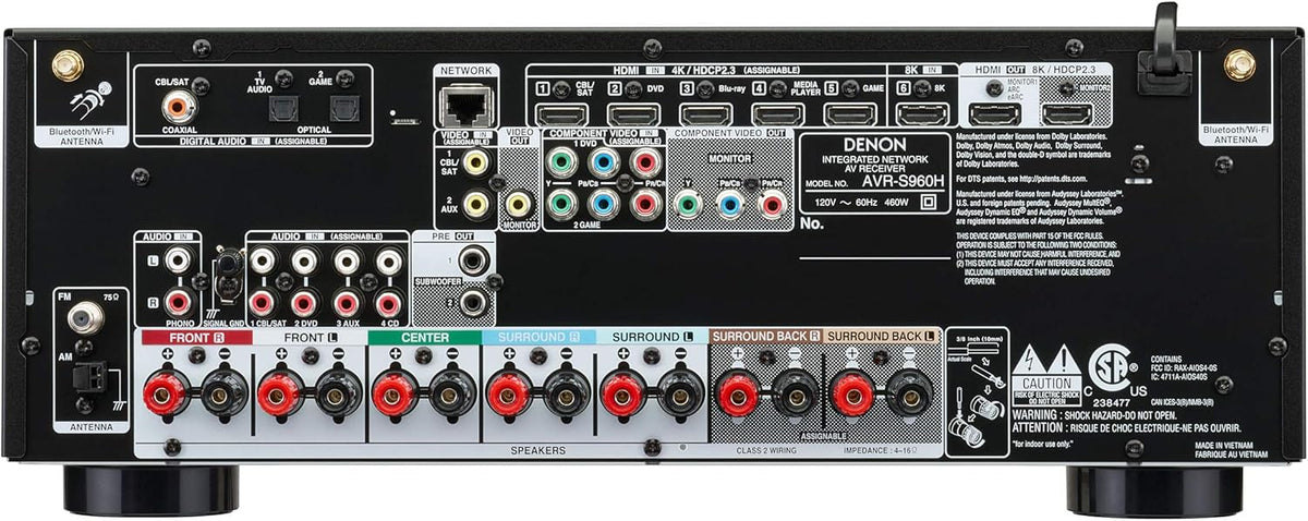 Black 7.2 Channel AV Receiver G2911
