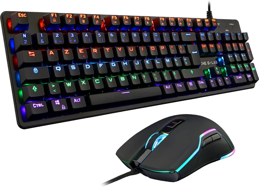 Wired RGB Backlit Mechanical Gaming Keyboard and Mouse T839900