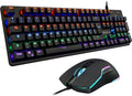 Wired RGB Backlit Mechanical Gaming Keyboard and Mouse T839900