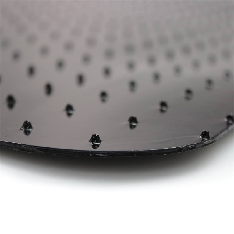 Black Chair Mat with Lip for Low Pile Carpets G650