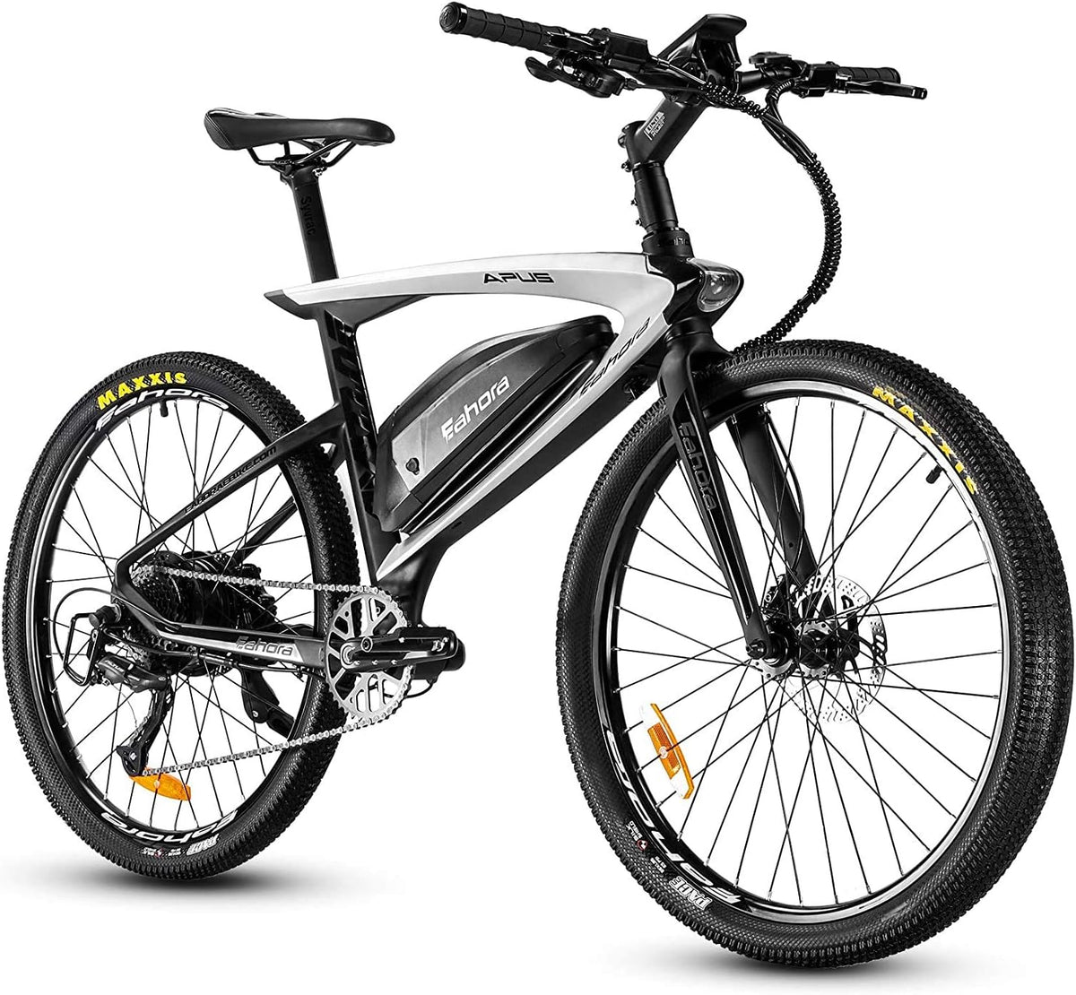 Carbon Fiber Electric Mountain Bike with Removable Battery V6553