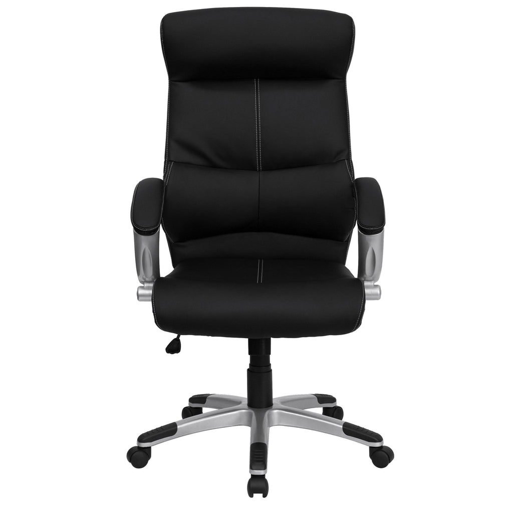 Black High-Back Executive LeatherSoft Office Chair K376459