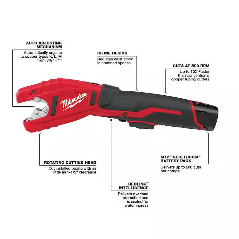 12-Volt Cordless Press Tool Kit with 3 Jaws O19540