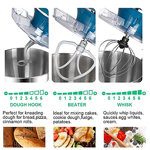 8.5QT Stainless Steel Tilt-Head Stand Mixer with Dough Hook, Beater, Whisk Z291336