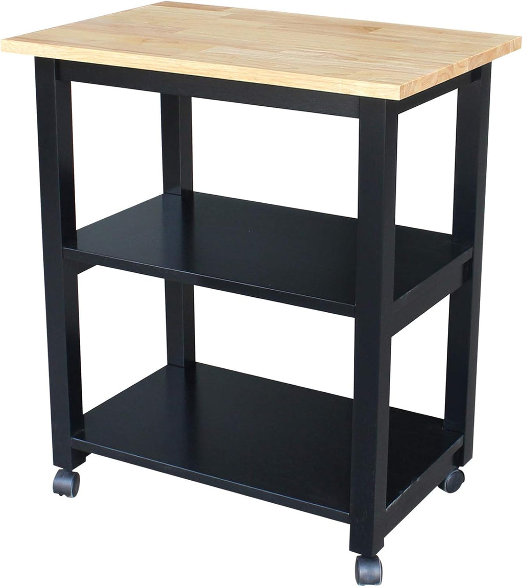 Oak Microwave Cart N50680
